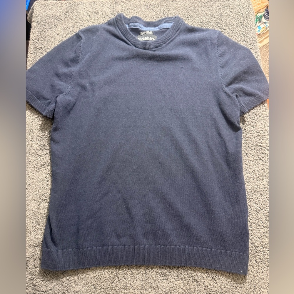 Threadbare Men's‎ Navy Sweater- Size M